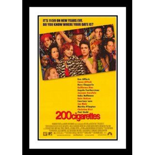 200 Cigarettes Framed and Double Matted 20x26 Movie Poster