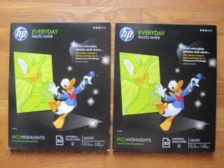 HP Everyday Photo Paper 8 5 x 11 Gloss 50 Pack Sheets