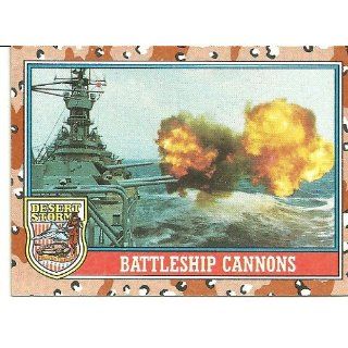 Desert Storm Battleship Cannon Card #102 