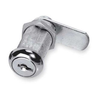 AMERICAN LOCK ADCL13814A Disc Cam Lock, Nickel, 5 Pin, 1 3/8 In Long
