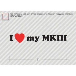 I Love my MKIII   Toyota Supra   Sticker   Decal   Die Cut