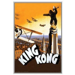 King Kong Framed Poster   Quality Silver Metal Frame   24