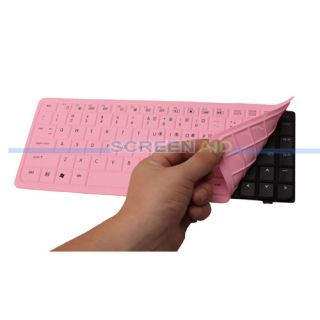 New Keyboard Protector Cover Skin for HP DV6000 Laptop Pink