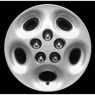 97 98 FORD MUSTANG WHEEL COVER HUBCAP HUB CAP 15 INCH, 5 OVALS BRIGHT
