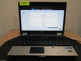 HP EliteBook 8440p Intel Core i5 520M 2 40GHz 4GB DDR3 250GB HDD 7481