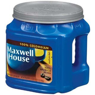 Maxwell House Coffee 100% Colombian Ground Medium Dark   6 Pack