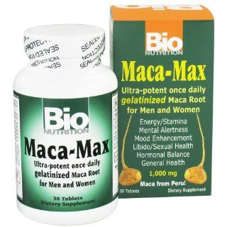 Bio Nutrition Maca Max 1000 Mg.   30 Tablets, Pack of 4