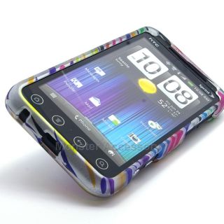 Rubberized Hard Case Cover for HTC EVO V 4G Virgin Mobile 3D