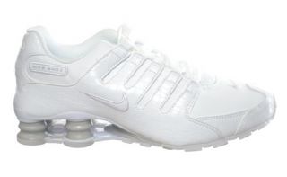 Nike Shox NZ SI Plus (GS) Big Kids Running Shoes White