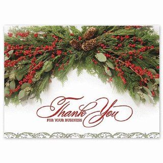 100 Yuletide Thanks Holiday Cards