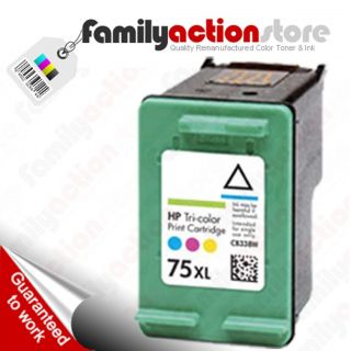 HP 75XL Color Inkjet Cartridges CB338WN HP75 XL Ink Green Products 1