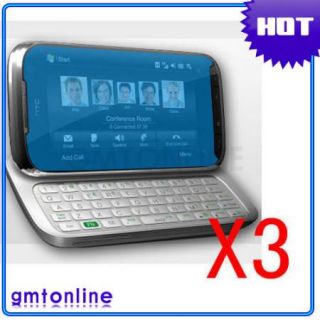 New 3 x Screen Protector for HTC Touch Pro 2 II T7373 PDA Free Postage