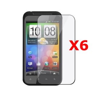 6pcs Clear Screen Protector Film Guard for HTC Droid Incredible s 2