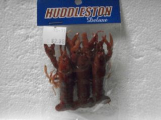 Huddleston Deluxe Unrigged Huddle Bug 3 per PK Hand Painted Red