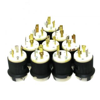Hubbell HBL2611 L5 30P Twistlock Male 30 Amp 125 V Connector 10pc