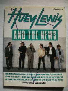 Huey Lewis and The News Best Japan Band Score Tab