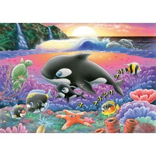Puzzle 104 Teile   Orca Family   Magic Light Toys & Games
