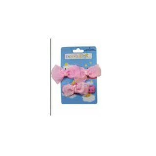 Baby Velcro Barrettes & Head Band Set Pink Case Pack 144