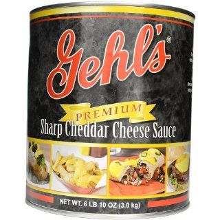 Gehls Premium Sharp Cheddar Cheese Sauce, 106 Ounce Can (Pack of 2