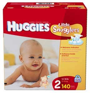 Huggies Little Snugglers Diapers Size 2 144 Ct