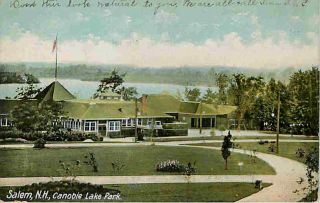 Salem New Hampshire NH 1906 Canobie Lake Park Casino Vintage Postcard