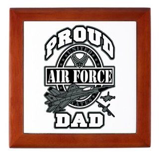 Keepsake Box Mahogany Proud Air Force Dad Jets Everything
