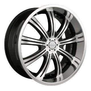 Veloche Vapor 955 Black Wheel with Machined Face and Lip (20x8.5