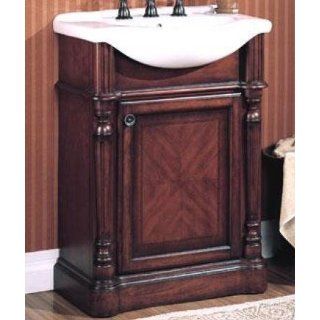Fairmont Single Sink Bathroom Vanity 108 V26. 24 3/4 x 11 7/8 x 34