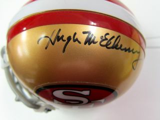 Hugh McElhenny Autographed San Francisco 49ers Riddell Mini Helmet