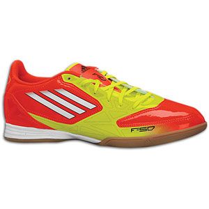 adidas F10 IN   Mens   Soccer   Shoes   High Energy S12/White