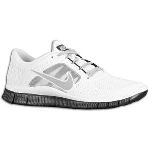 Nike Free Run + 3   Mens   Running   Shoes   White/Black/Grey