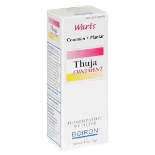 Boiron Homeopathic Medicine Thuja Ointment, 1 Ounce Tubes