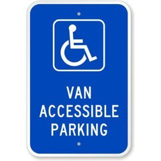 Van Accessible Parking (with Graphic) Sign, 18 x 12