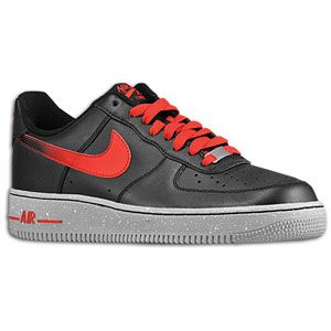 Nike Air Force 1 Low   Mens   Basketball   Shoes   Black/Challenge