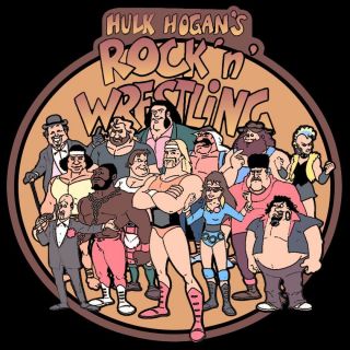 80s Classic Hulk Hogans Rock N Wrestling Custom Tee