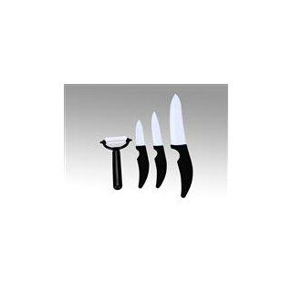 Rosewill 4 Piece Ceramic Knife and Peeler Set R CeR KN 02