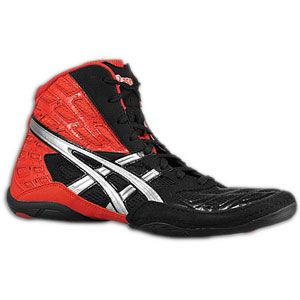 ASICS® Split Second 9   Mens   Wrestling   Shoes   Red/Silver/Black