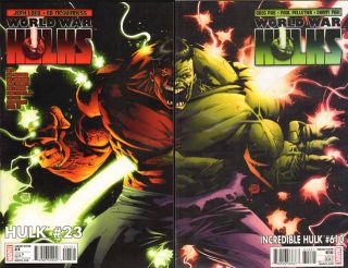 piece set. Hulk #23 and Incredible Hulk #610 125 Adam Kubert