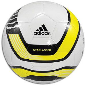 adidas Starlancer III   Soccer   Sport Equipment   White/Black/Lab