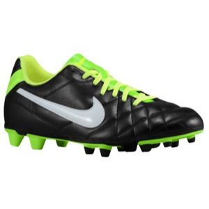 Nike Tiempo Rio FG   Mens   Soccer   Shoes   Black/Electric Green