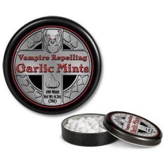 Gothic Garlic Flavor Vampire Mints In Collectible Tin