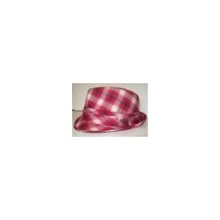 Fedora Washed Plaid Red Toys & Games