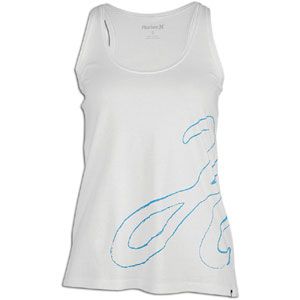 Hurley Imprinted Perfect Tank   Womens   Casual   Clothing   White