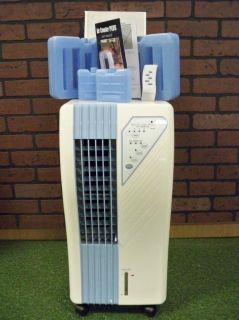PORTABLE 4 WAY COOLER CLEANER FAN HUMIDIFIER USES ICE 4 LOW COST AIR