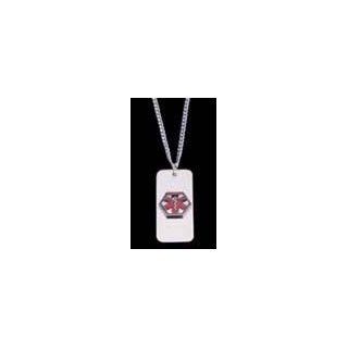 Medical Identification Jewelry Necklace  Drug Allergy