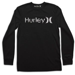 Hurley One & Only Thermal   Mens   Skate   Clothing   Black