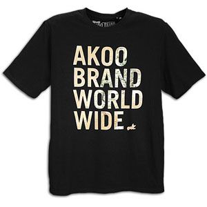 Get universally acclaimed style in the Akoo Worldwide T Shirt, a 100%