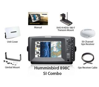Humminbird 898C SI Combo GPS Receiver w Contour Maps 082324034343