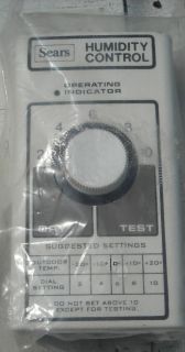 New Unopened  Humidity Control for Furnace Humidifier