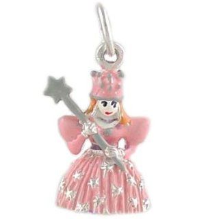 Pretty Pink Princess 925 Sterling Silver and Enamel Traditional Charm